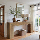63" Console Table, Wooden Sofa Table Entryway Table with Storage