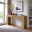 63" Console Table, Wooden Sofa Table Entryway Table with Storage