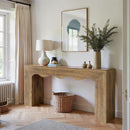 63" Console Table, Wooden Sofa Table Entryway Table with Storage