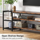 78.7" TV Console Table, 3-Tier Media Entertainment Center for TVs up to 85"