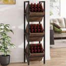 Wine Rack, 3-Tier Freestanding Wine Storage Stand