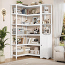 Corner Bookcase, 7-Tier Corner Bookshelf & Display Rack