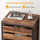 5/7 Drawer Chest of Drawers, Rolling Wooden Storage Dresser Cabinet