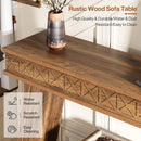 70.8" Console Table, Farmhouse Sofa Table with Storage