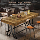 Industrial Farmhouse Counter Height Bar Pub Table