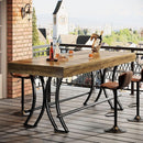 Industrial Farmhouse Counter Height Bar Pub Table