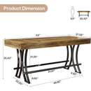 Industrial Farmhouse Counter Height Bar Pub Table