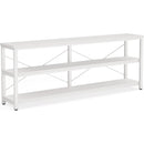 3-Tier Sofa Console Table with Metal Frame