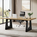 70.86" Executive Desk, Modern Computer Office Workstation