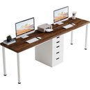 Two Person Desk with 5 Drawers