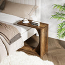 C-Shaped End Table, Sofa Side Table Couch Table