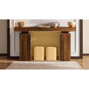 Wooden Entryway Console Table, Farmhouse Foyer Stand