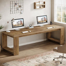 86" Two Person Desk — Long Computer Desk & Conference Table