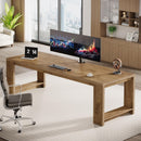 86" Two Person Desk — Long Computer Desk & Conference Table