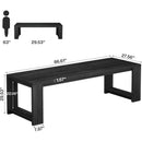 86" Two Person Desk — Long Computer Desk & Conference Table