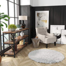 55" Console Table with 3-Tier Storage Shelves