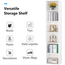 70.9" Corner Bookcase, 6-Tier Narrow Cube Display Shelves