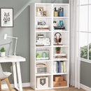 70.9" Corner Bookcase, 6-Tier Narrow Cube Display Shelves