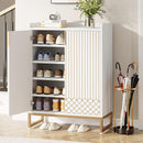 Shoe Storage Cabinet with Doors, 5-Tier Shoe Rack Organizer