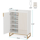 Shoe Storage Cabinet with Doors, 5-Tier Shoe Rack Organizer