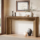 55" Console Table, Rustic Farmhouse Sofa Table for Entryway & Hallway