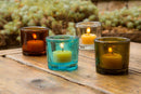 Heavy Glass Votive Candle Holders - 50% Recycled Glass by Bluecorn Candles