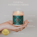 Warm and Cozy Soy Candle - Clear Jar - 9 oz by Sweet Water Decor