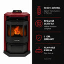 ComfortBilt HP22 Pellet Stove Burgundy  Special Buy!!!