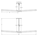 Hi-Port 2 | SUP & Surfboard Adjustable Ceiling Storage Rack | Double | Holds 150 lbs by StoreYourBoard