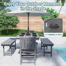 Corex HDPE Outdoor Dining Set, 6-Piece