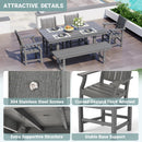 Corex HDPE Outdoor Dining Set, 6-Piece