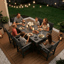 Corex HDPE Outdoor Dining Set, 6-Piece