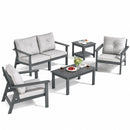 Corex HDPE Outdoor Sectional Sofa, 6-Piece