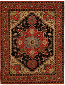 Indo-Heriz (6x9) black/red