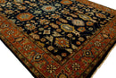 Indo-Heriz(6x9) navy/rust