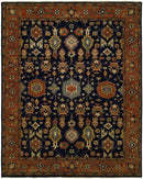 Indo-Heriz(6x9) navy/rust