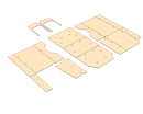 Ford Transit High Roof 148 Wood Wall Kit