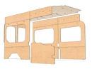 Ford Transit High Roof 148 Wood Wall Kit