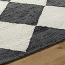Andrin Black Area Rug