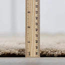 Washable Handmade Wool Rug - Brown