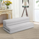 4 Inch Folding Sofa Bed Foam Mattress with Handles