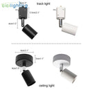 GobekUsa Industrial Ceiling Light LED Rail Lighting White/Black Surface or Rail Mounted