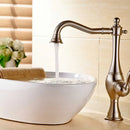 GobekUsa Golden Basin Faucet Single Handle Brass Mixer Tap for Bathroom and Kitchen