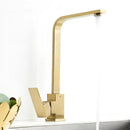 GobekUsa Bath Set: Towel Rack, Corner Shelf, Paper Holder, Mixer Faucet - Brushed Matt Gold