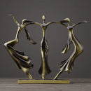 GobekUsa Dancing Couple Sculpture Statue Love Decoration Abstract Lovers Figurines Ornament