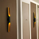 GobekUsa Black Gold Aluminum Tube Wall Sconce for Bedroom Living Room Decor