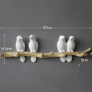 GobekUsa Bird Resin Hanger: Living Room Coat Towel Hat Holder and Kitchen Hook