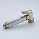 GobekUsa Golden Bidet Sprayer Gun - Chrome Hand Held Toilet Shower Head