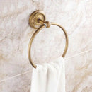 GobekUsa Copper Bathroom Accessories Set: Towel Rack, Bar, Cup Holder, Paper Holder, Cloth Hook