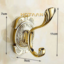 GobekUsa Gold Chrome Wall Hooks, Clothes Hanger, Towel Coat Robe Hook Set